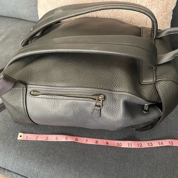 Coach black and navy blue backpack - Picture 3 of 7